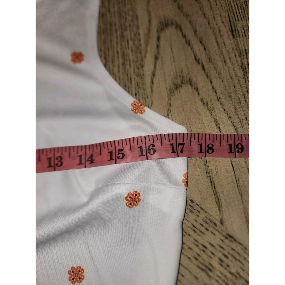 Golf Polo Shirt Lady Hagen Womens XS Sleeveless New NWT Flowers UPF50+  Adorable - Picture 5 of 7